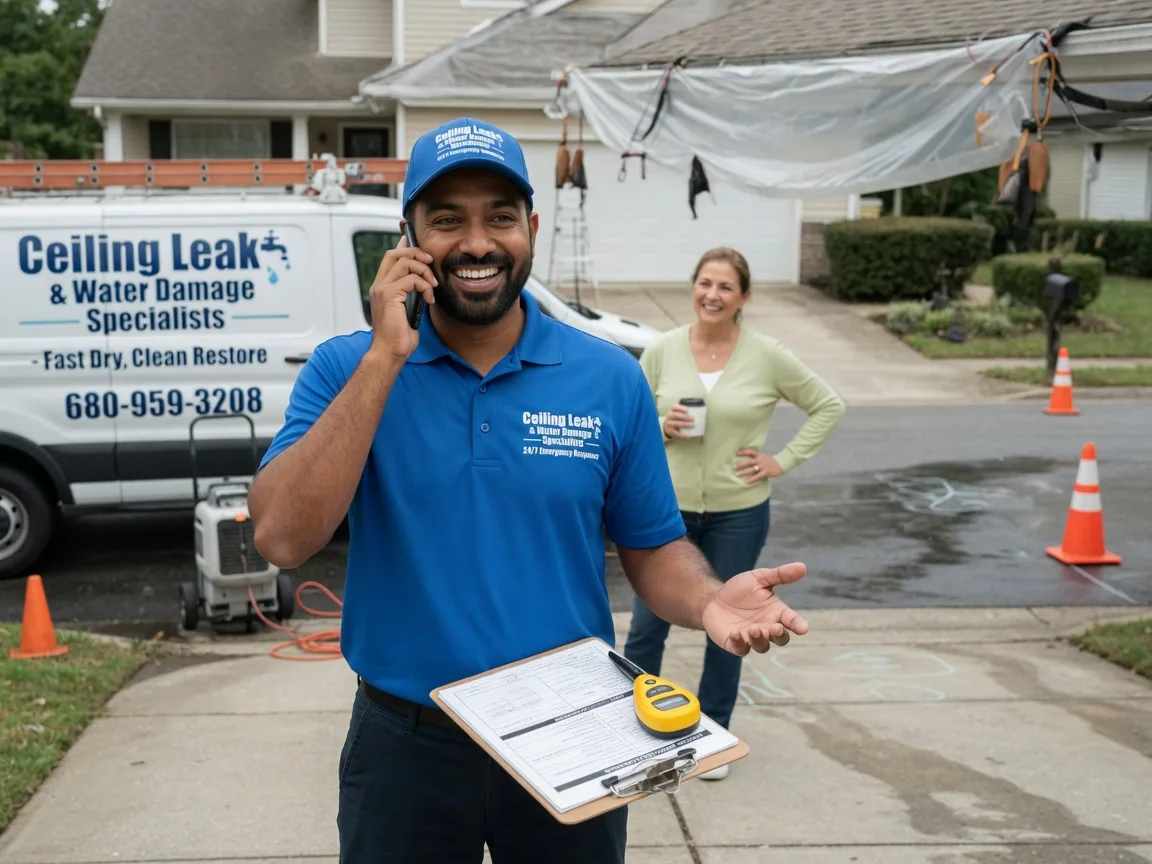 Ceiling Leak Cleanup Grayslake, IL FAQs